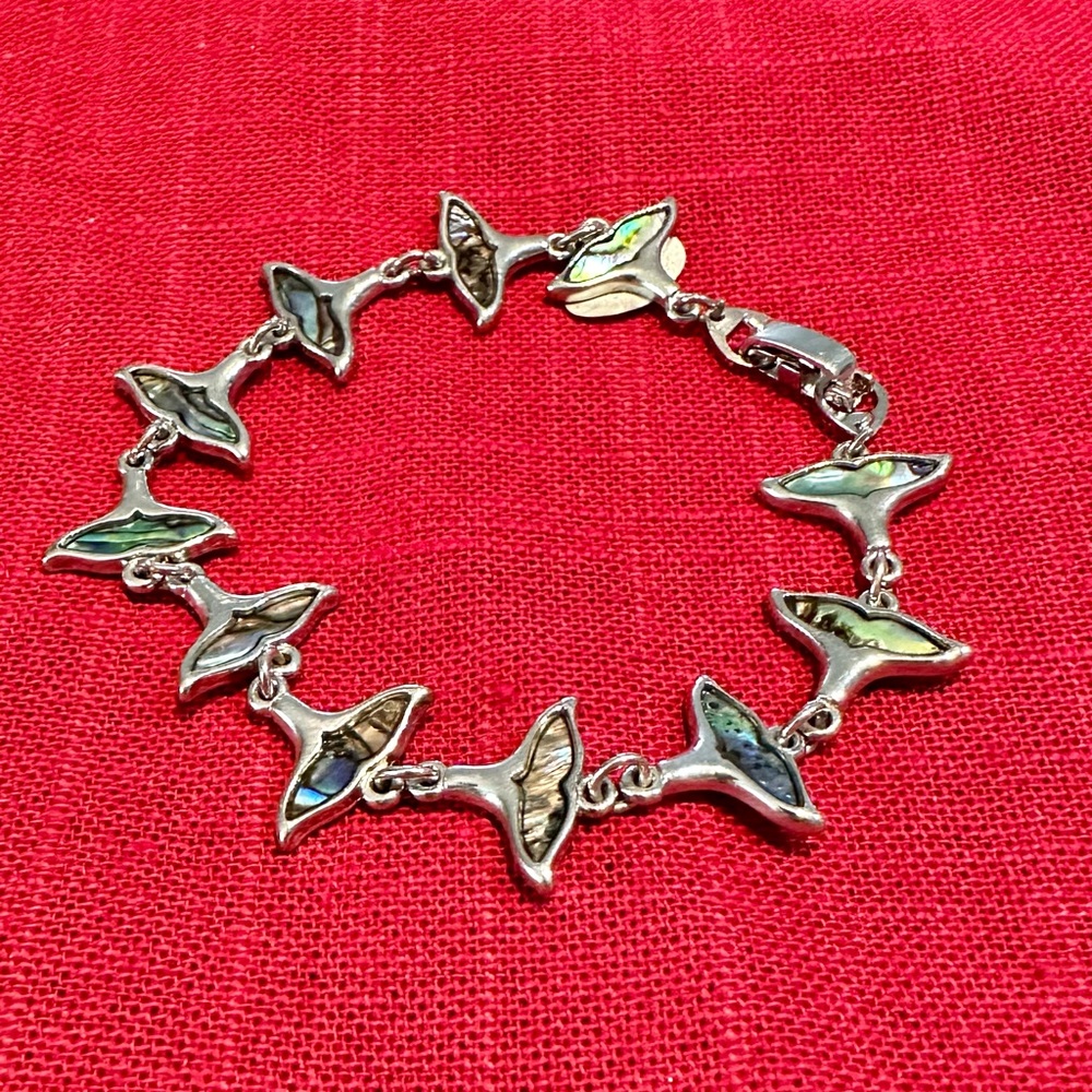 Abalone shell bracelet